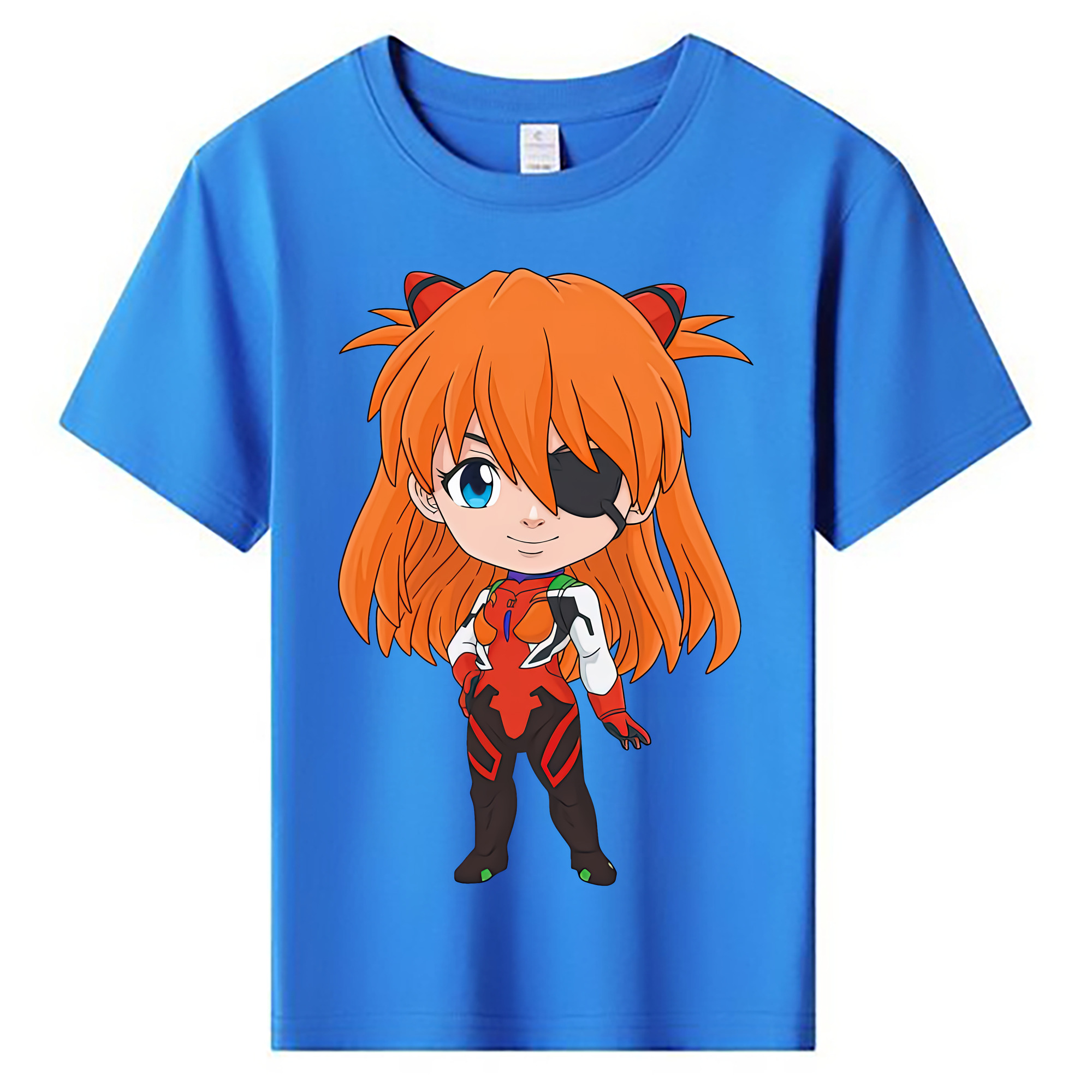 （画像用） EVA 新世紀エヴァンゲリオン 綿100％キッズTシャツ（フロントプリント）